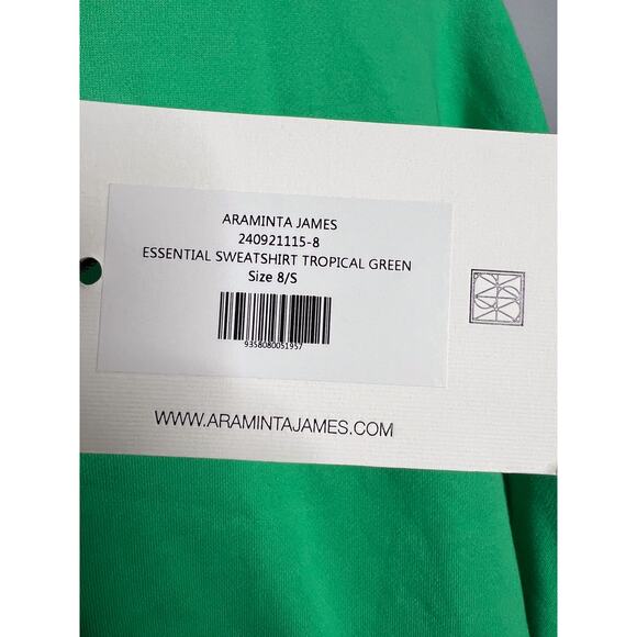 Anthropologie Teal and White Ciao Sweatshirt - Picture 5 of 7